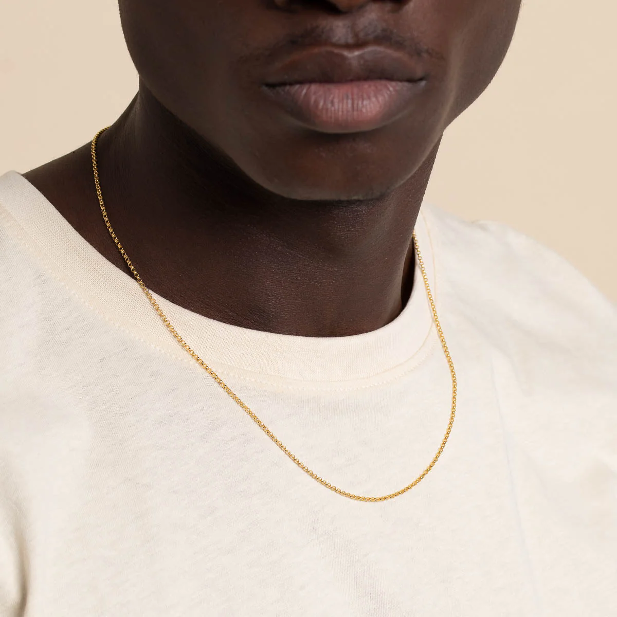 Chelsea Chain Necklace in Solid Gold - Image 6