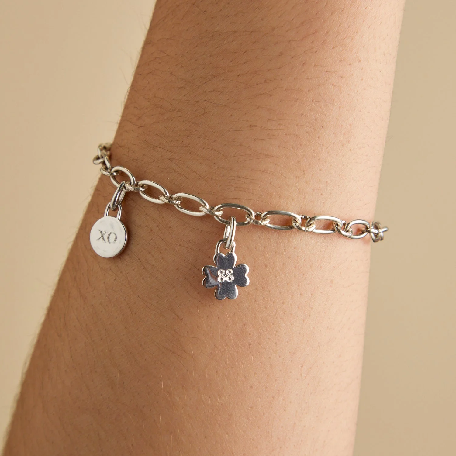 Clover Clip Charm in Silver - Image 7